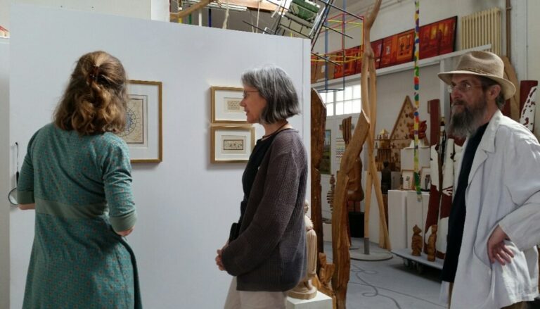 Ausstellung im Rahmen der "KulturLandschaftBergedorf" im Atelier von Oliver Hertel.